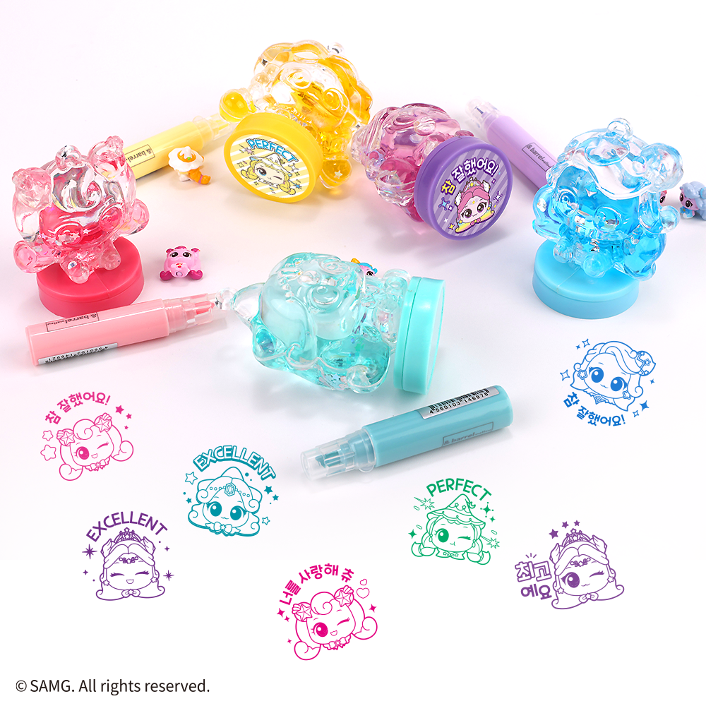 Teenieping Water Stamp, Sets of 12pcs