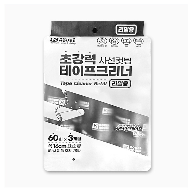 Super Strong Diagonal-Cut Adhesive Tape Cleaner Refill 3P (16cm)