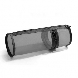 Circular mesh pencil case large-capacity pencil case