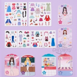 Idol Card Case 3D Seal Coordination Sticker, Random