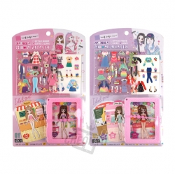 Idol Card Case 3D Seal Coordination Sticker, Random