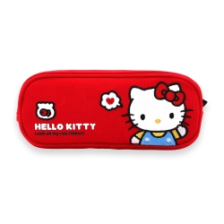 Hello Kitty Cotton Applique Pencil Case