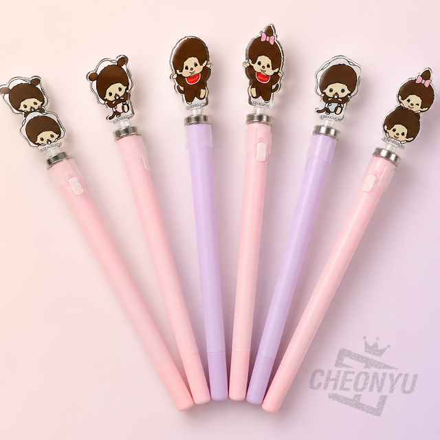Monchhichi Acrylic Spin Gel Pen
