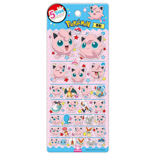 POKEMON 5 Size Sticker _Jigglypuff