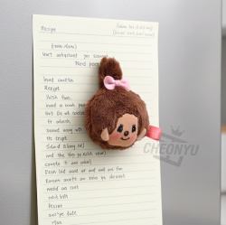 Monchhichi Face Magnet_Monchhichi kun