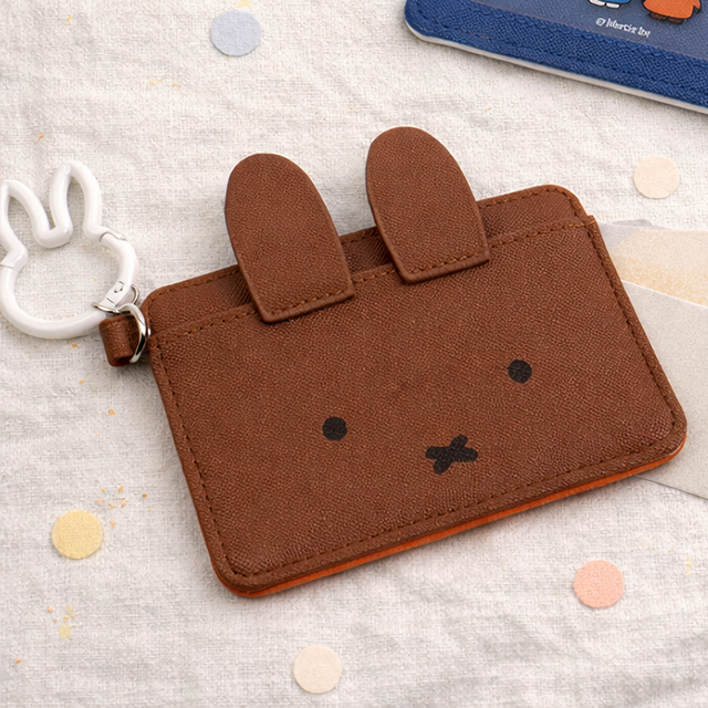 Miffy Card Wallet_Brown