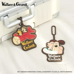 Wallace and Gromit Silicone Luggage Tag
