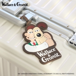 Wallace and Gromit Silicone Luggage Tag
