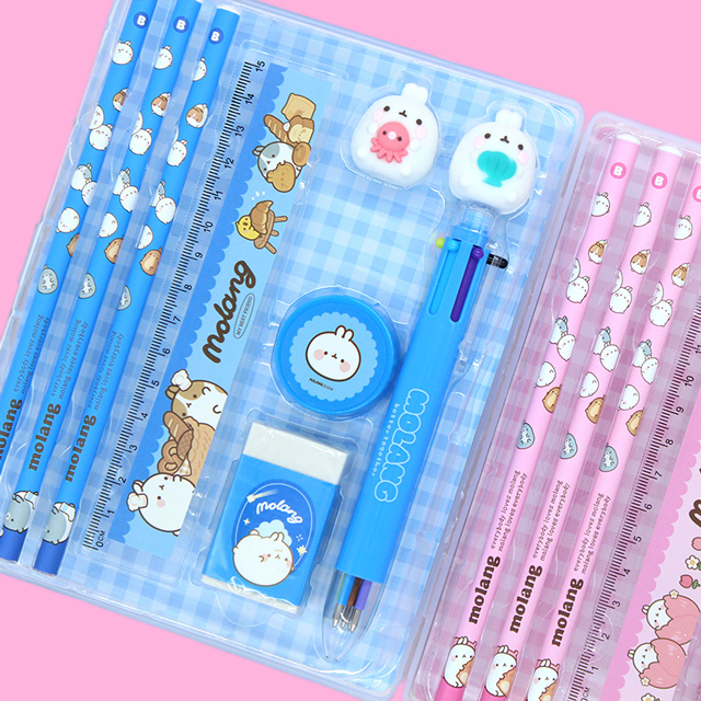 Molang Case Stationery Set Vol.3 (Random)
