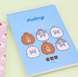 Molang Wireless Notebook - 100 Sheets (Random)