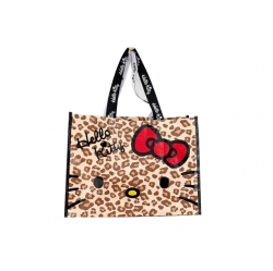 Hello Kitty Leopard Print Tarpaulin Bag