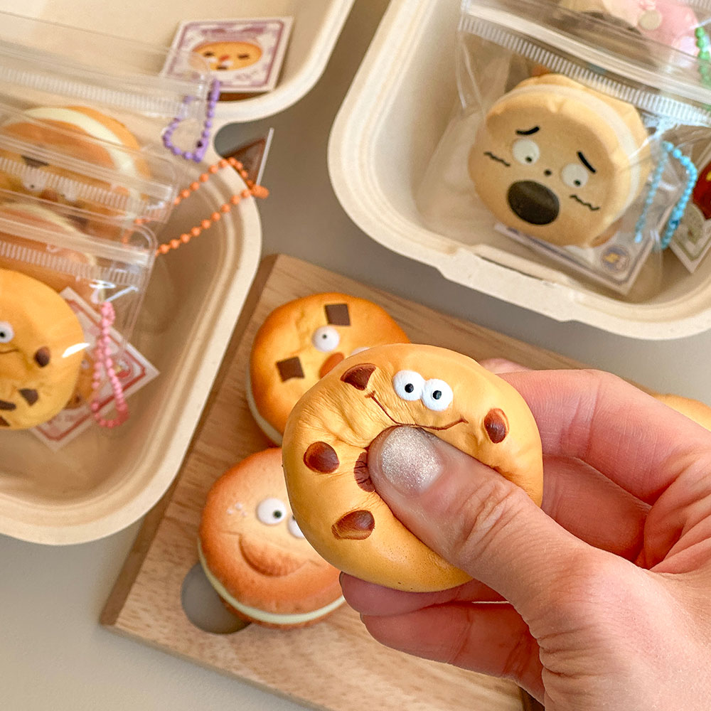 Squishy Cookie Random Keychain