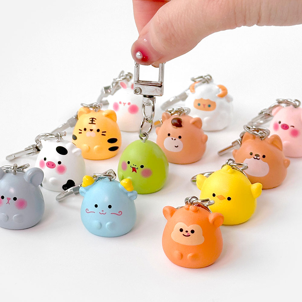Zodiac Animal Random Keyring