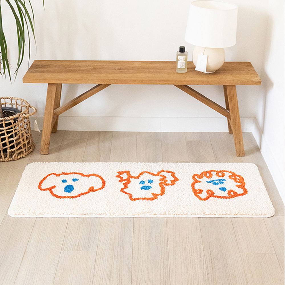 Brunch Brother Ultra Long Bath Rug Brunch Drawing