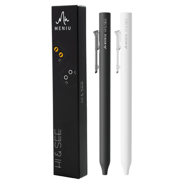 HI & SEE Knock-Type Gel Pen 2 Set