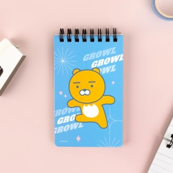 Kakao Friends Vivid Top-Bound Spiral Memo Pad