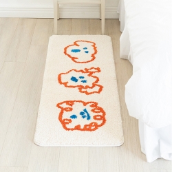 Brunch Brother Ultra Long Bath Rug Brunch Drawing