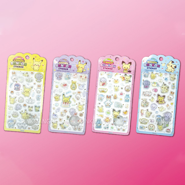POKEMON Candy BonBon Sticker, Random
