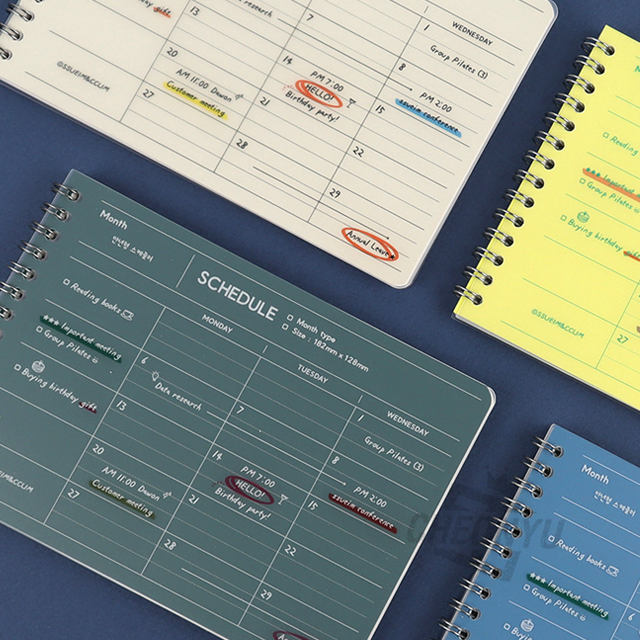 Monthly Scheduler B6, Random