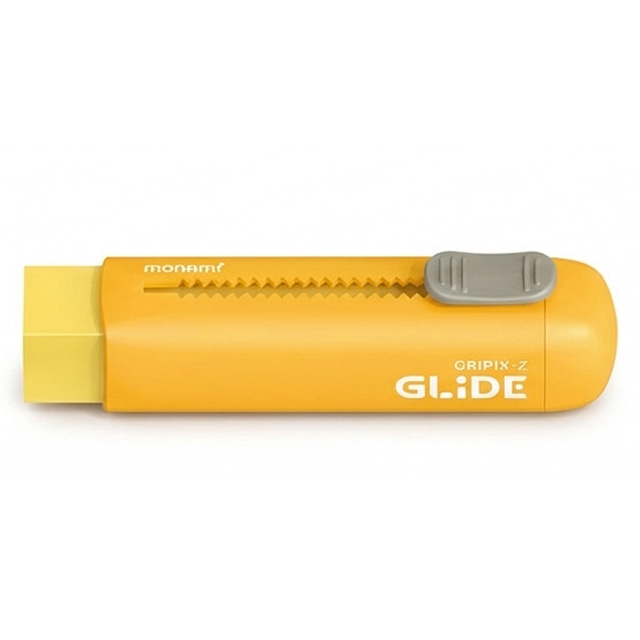 Monami Grefix Z Eraser Glide_Yellow , Sets of 20pcs