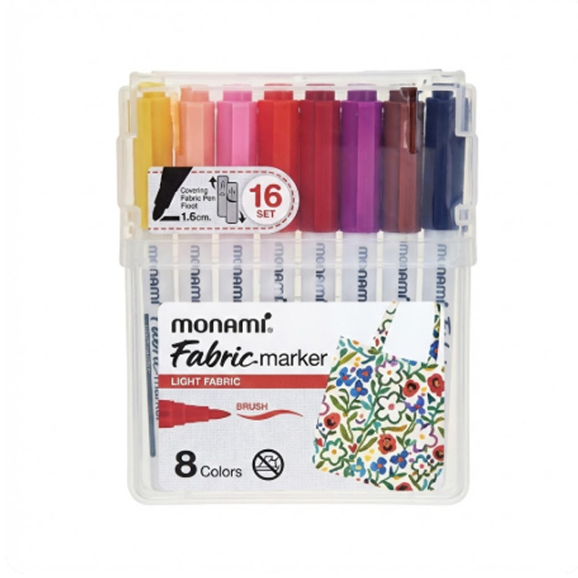Fabric Marker 16-Color Set
