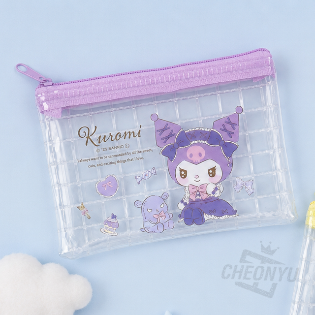 Kuromi Lolita Mood PVC Mesh Case
