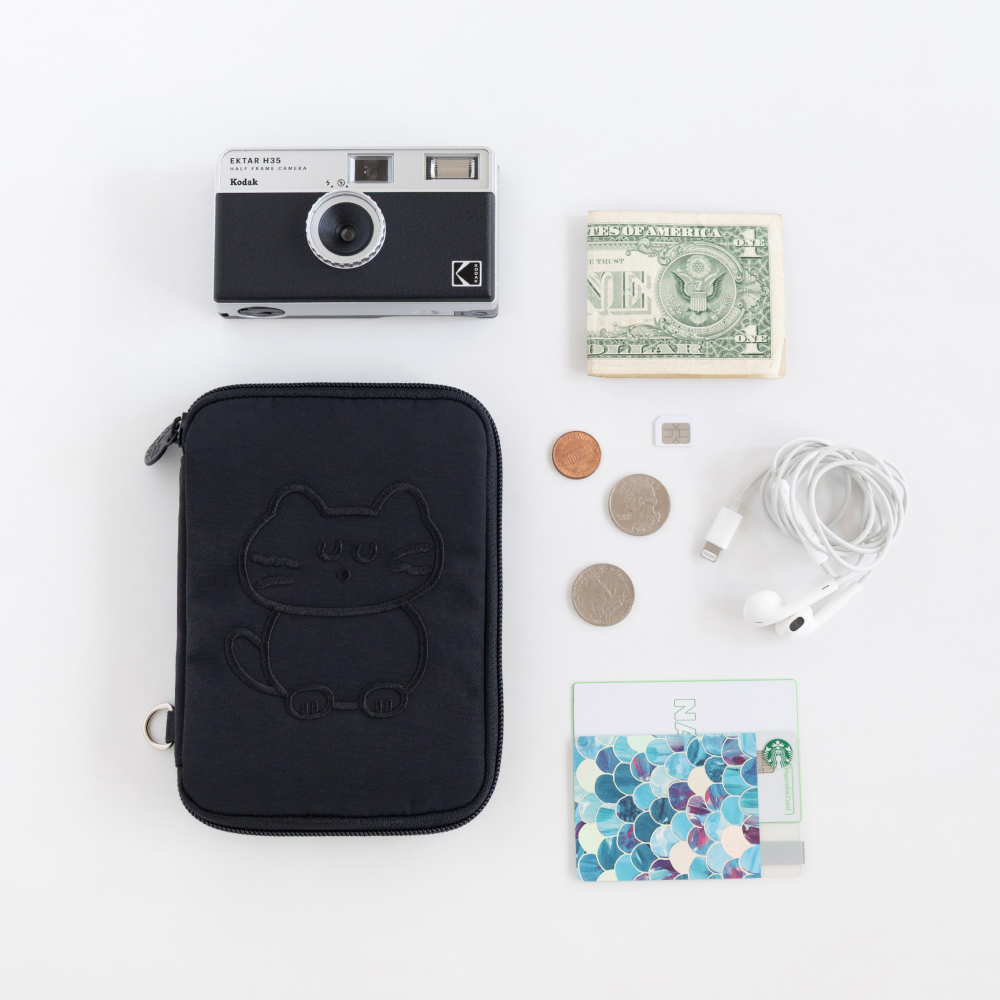Brunch Brother Black Mogry Passport Pouch