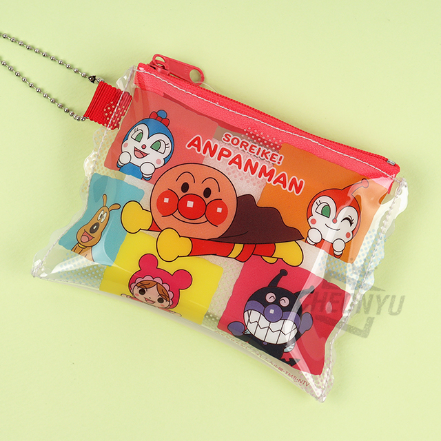 Anpanman Block Pattern Coin Pouch