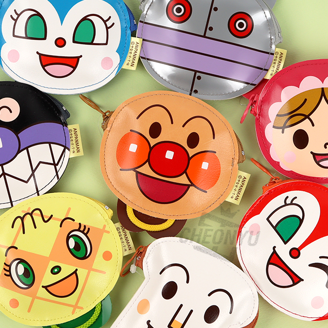 Anpanman Face Mini Coin Pouch