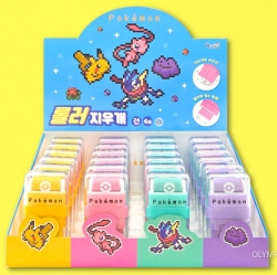 Pokemon Roller Eraser, 24PCS