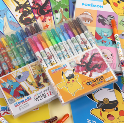Pokemon 12-Color Sign Pen, Random