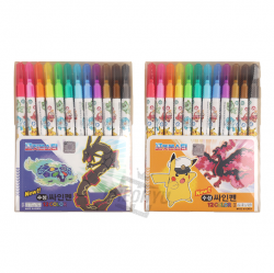 Pokemon 12-Color Sign Pen, Random