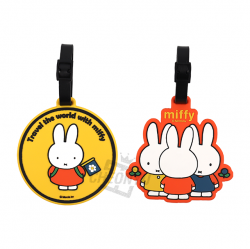 Miffy & Friends Luggage Name Tag_Orange