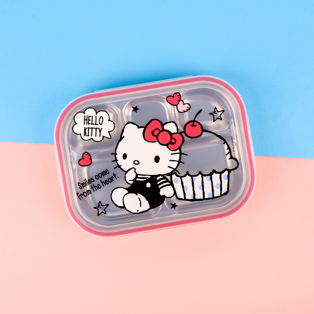 Hello Kitty Basic Stainless Steel Meal Tray