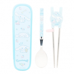 Cinnamoroll Stainless Steel Spoon & Glide-Case Chopsticks Set (Step 2)