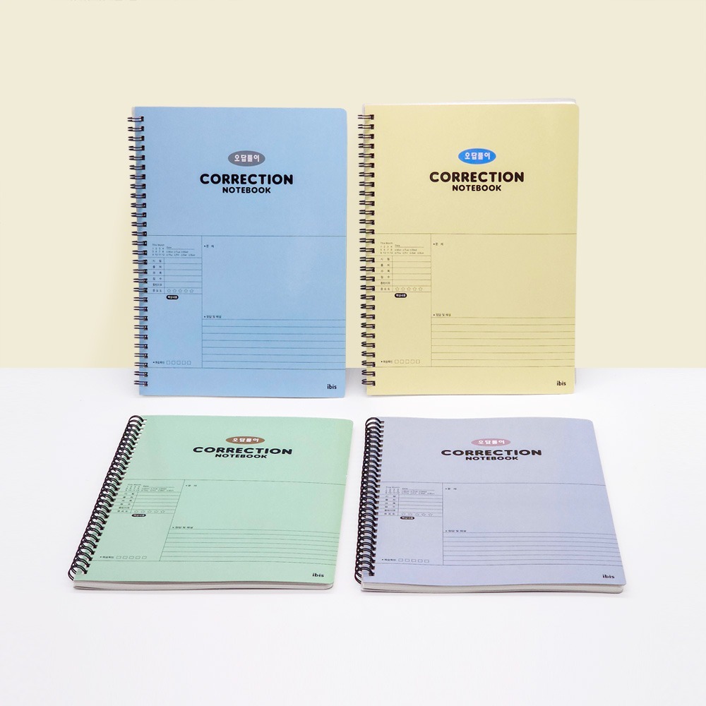 Correction Notebook