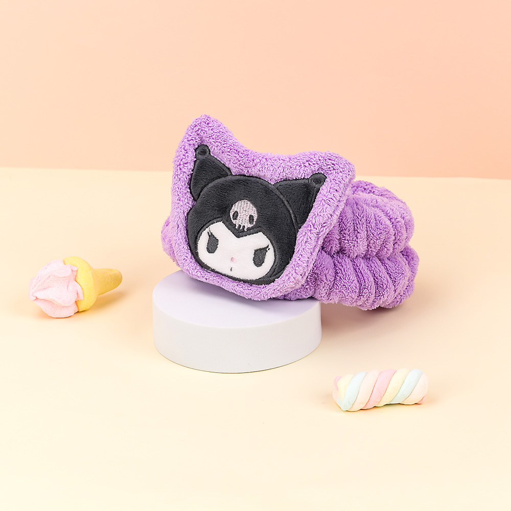 Kuromi Soft Fluffy Hair Band
