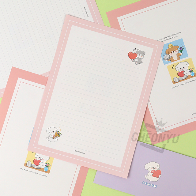 E-rinubgae Letter Pape to your with Envelop Set
