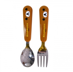 Rilakkuma Spoon Fork Set (Face)