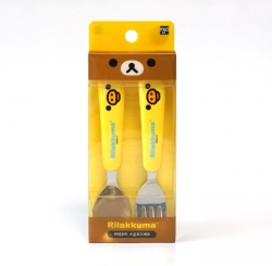 Kiiroitori Spoon Fork Set (Face)