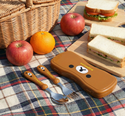 Rilakkuma New Spoon Fork Case (Face)