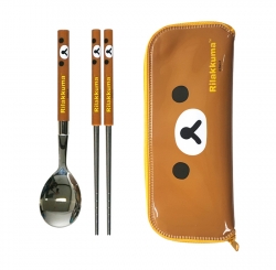 Rilakkuma Slim Cutlery Case (Face)