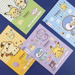 Pokemon Pokepeace School Communication Notebook, 10pcs, Random