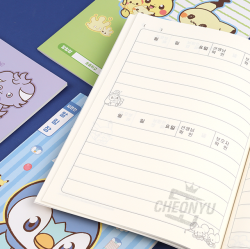 Pokemon Pokepeace School Communication Notebook, 10pcs, Random