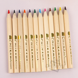CHIIKAWA12-Color Mini Wooden Colored Pencils, Random