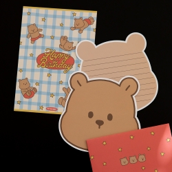 My Buddy Shaped Letter Paper 01–02