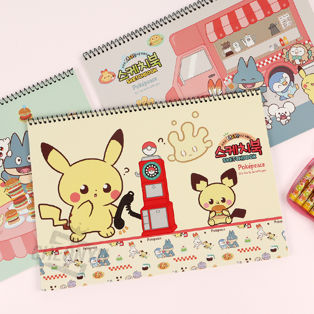 Pokemon Pokepeace Thick Sketchbook , Random