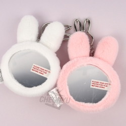 Miffy Plush Mirror Keychain_Pink