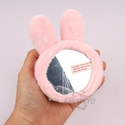 Miffy Plush Mirror Keychain_Pink
