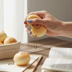 Gomdolhee Morning Bread Squish Keyring (Random)